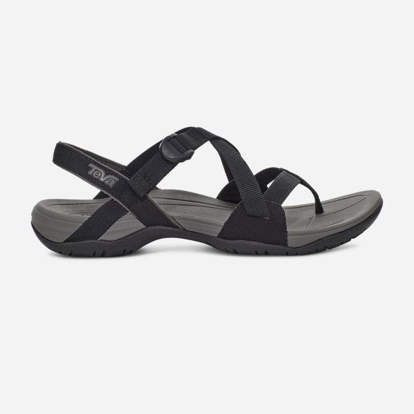Hungary Teva Ascona Cross Strap - Női Szandál Fekete - 067-FKMOA